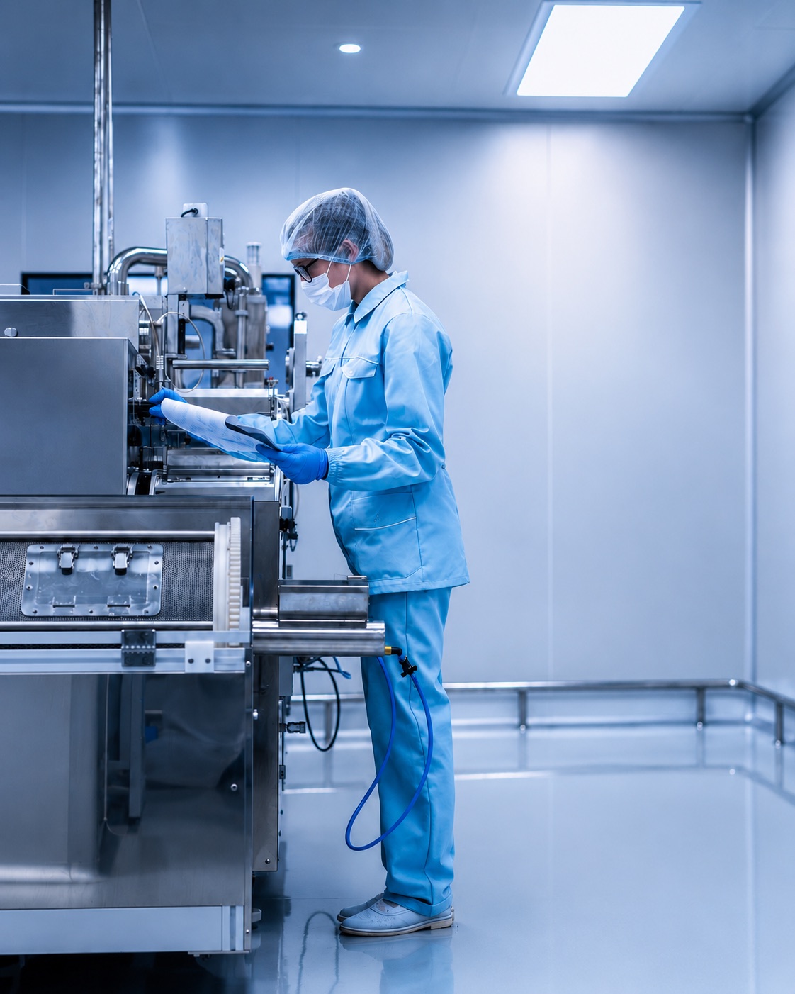 Ambiente ligado à indústria farmacêutica e de cosméticos